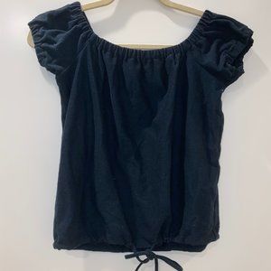 Madewell off-shoulder shirt
